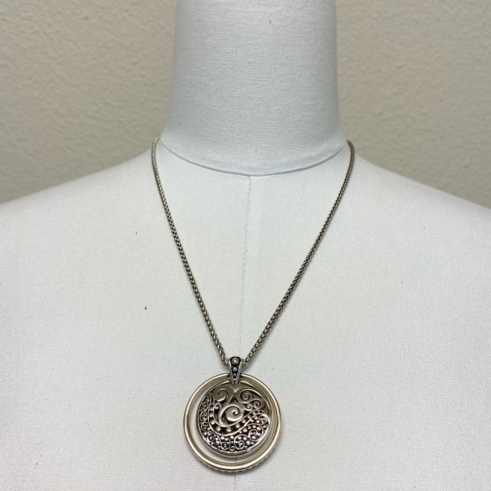 Silver Brighton Pendant Necklace
